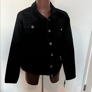 Baccini Black Jean Jacket for Women